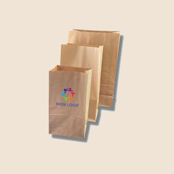 Sac Papier Kraft Brun Sos Personnalisé